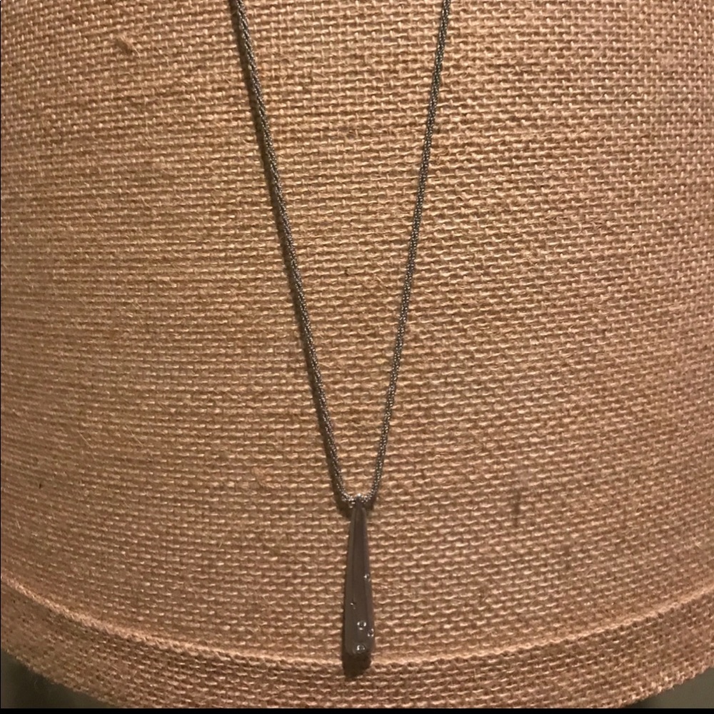Kendra Scott jackson pendant necklace in silver
